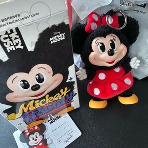 100% Authentic Pop Mart Disney Mickey Family Cute Together Keychain Minnie Mouse